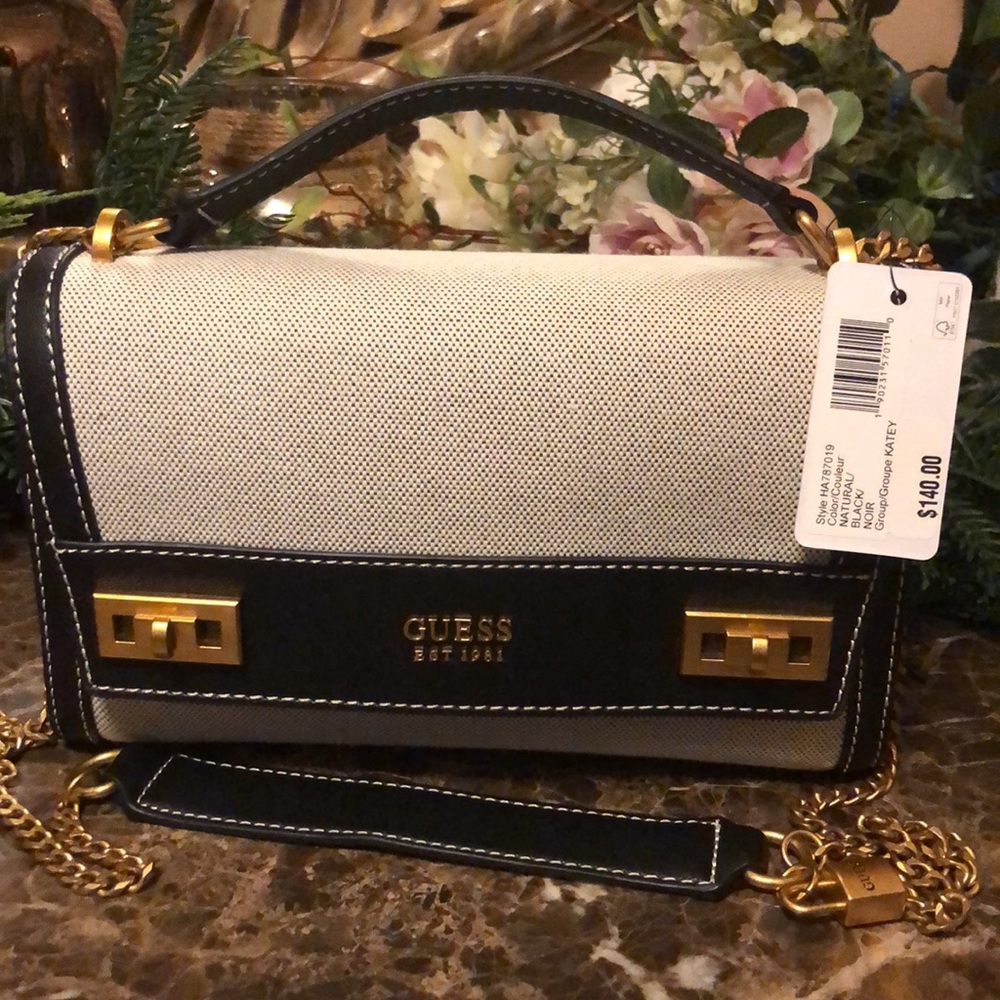 NEW with tags Guess Katey Flap Over Shoulder Bag